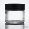 20 dram Standard Straight Sided Jar - Glass - Clear - Image 2